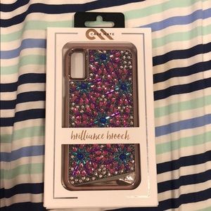 CaseMate iPhone X Brilliance Brooch Case